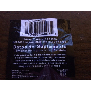LA PEPA NEGRA 2*1 SEX CAPSULES