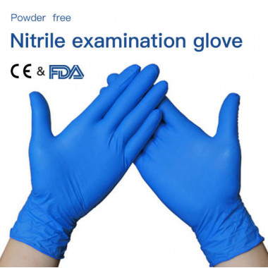 High Quality Powder Free Disposable Medical Nitrile Gloves for Examination