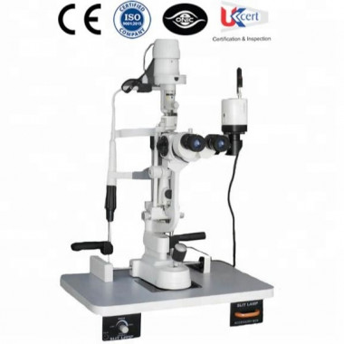 Dr.Onic HaagStreit Biomicroscope Slit Lamp 5 Step With Beam Splitter ,HD Camera Full Set (110-240V)