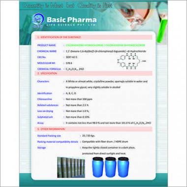 Chlorhexidine HCL