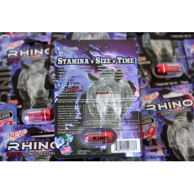 3D RHINO 69 9000 MALE SEX ENHANCEMENT CAPSULES