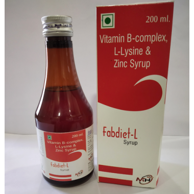 Vitamins B Complex And L Lysine Syrup